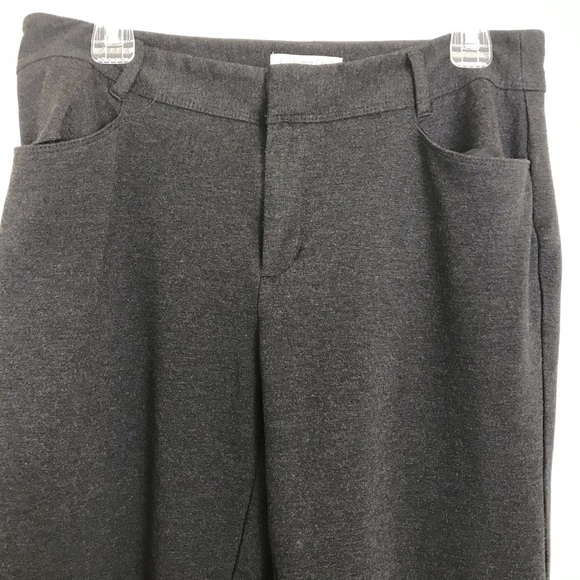 NWOT Coldwater Creek Natural Fit Charcoal Gray Black Dress Pants Sz 10 - Picture 3 of 6